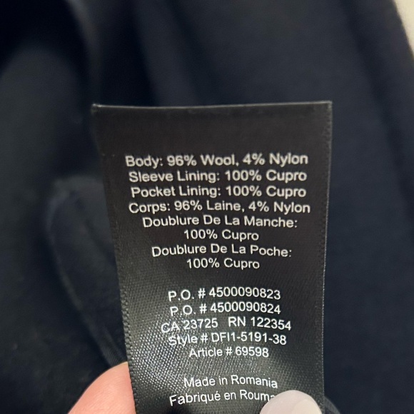 Aritzia Steadman Coat in XS. Black - Picture 10 of 11